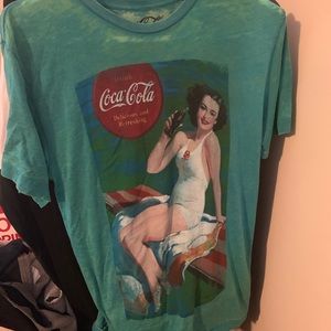 Vintage Coca Cola Swimsuit Model Tee